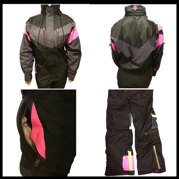 Vtg 80’s Jd Sunvalley Men’s Large Ski Suit One Piece Snowsuit - Picture 7 of 11